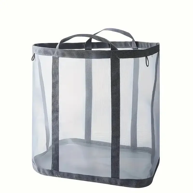 Panier à linge en maille pliable, rangement