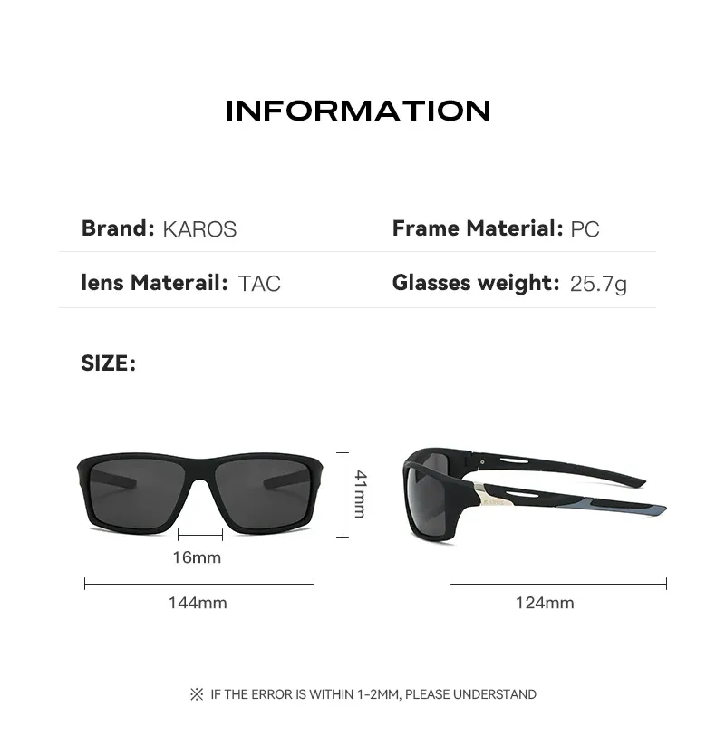 Lunettes KAROS, confort au port