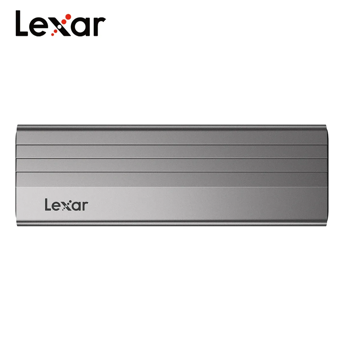 Lexar Boîtier de disque dur mobile USB 3.2 Type-C 10 Gbit/s pour SSD NVMe M.2 à clé M et B+M, original, E300 M.2 SSD 2