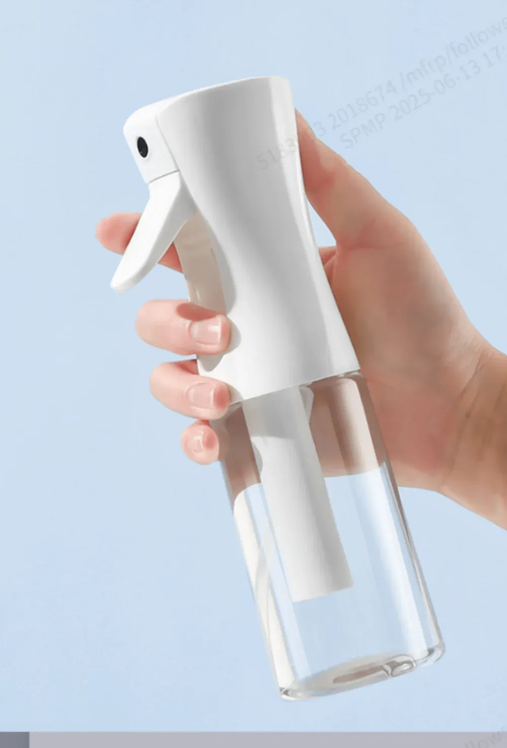 Vaporisateur rechargeable haute pression 200 ml, pulvérisation continue pour soins capillaires et maquillage 1