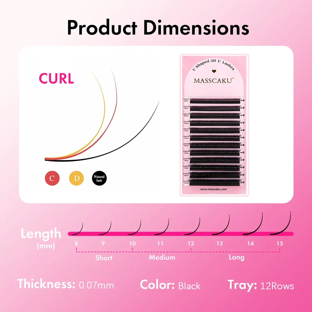 Extensions de cils MASSCAKU en situation