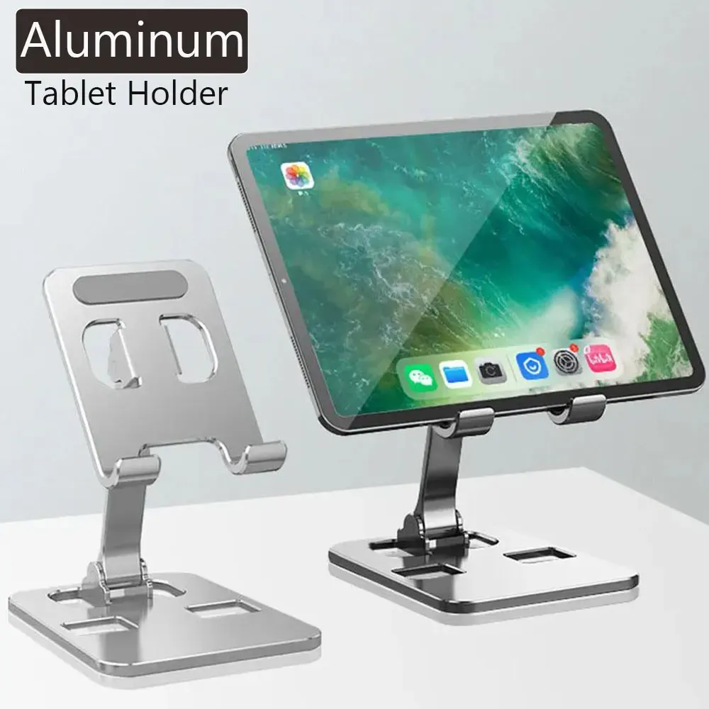 Support universel pour tablette et smartphone en alliage d'aluminium, réglable et flexible, compatible iPad
