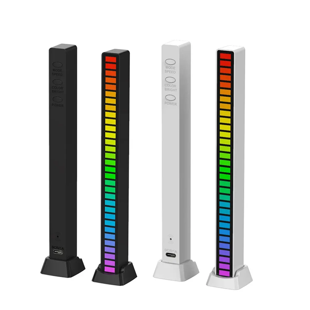 Bande lumineuse LED RGB synchronisée sur la musique pour voiture, lampe d'ambiance et décoration de fête