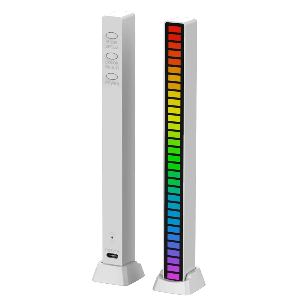 Bande lumineuse LED RGB synchronisée sur la musique pour voiture, lampe d'ambiance et décoration de fête 7