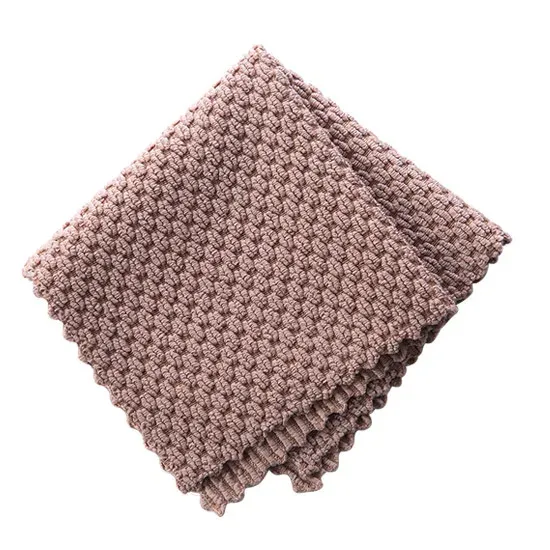 Chiffon de nettoyage en microfibre super absorbant, pour la cuisine, efficace pour essuyer la vaisselle, anti-graisse 8