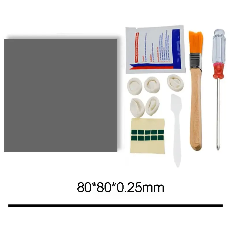 Pâte thermique Honeywell PTM7950, pad conducteur en silicone à changement de phase PTM 7950 pour dissipateur thermique GPU CPU 80x80 7