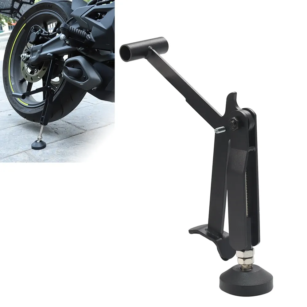 Lève-roue universel pour moto avec support de bras oscillant et cadre de levage, compatible avec la plupart des véhicules 8